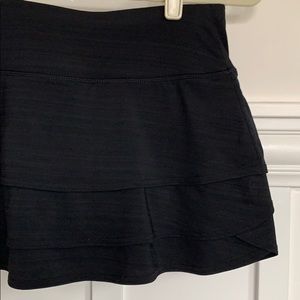 Athletica Black Tennis Skirt